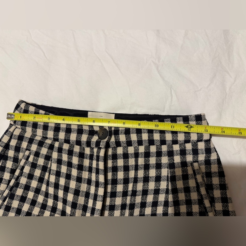 Sezane Martin crop trousers in black and ecru gingham pattern 2/34 - Picture 9 of 9